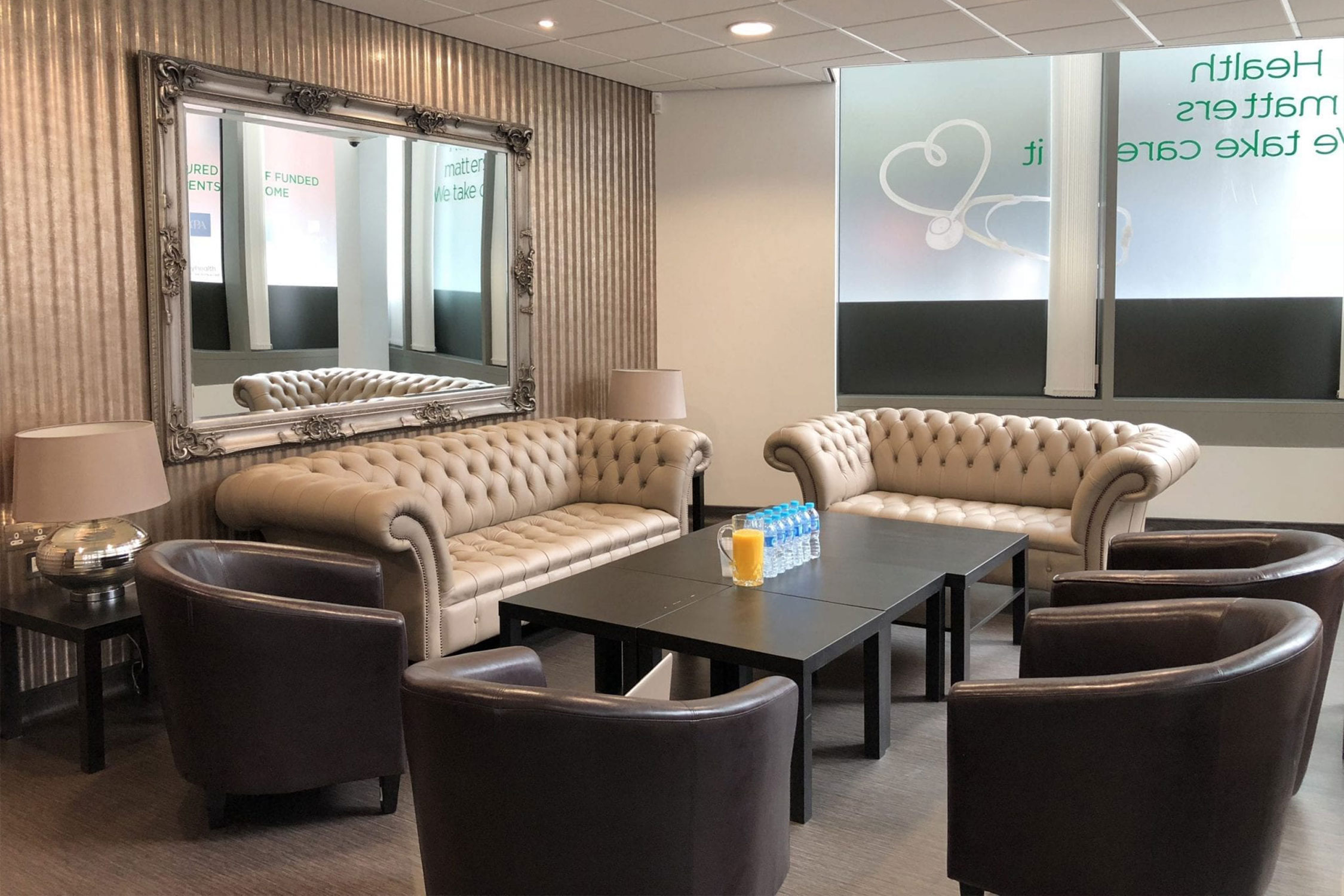 Clinic interior lounge